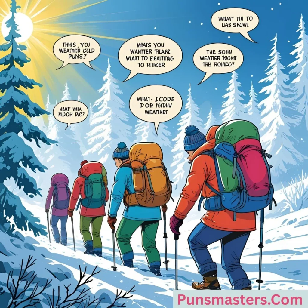 Cold Weather Hiking Puns