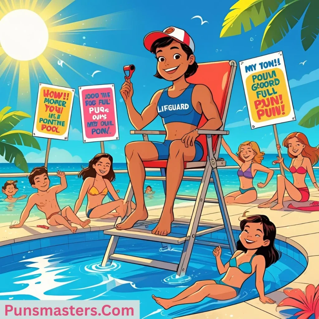 Lifeguard Pool Puns