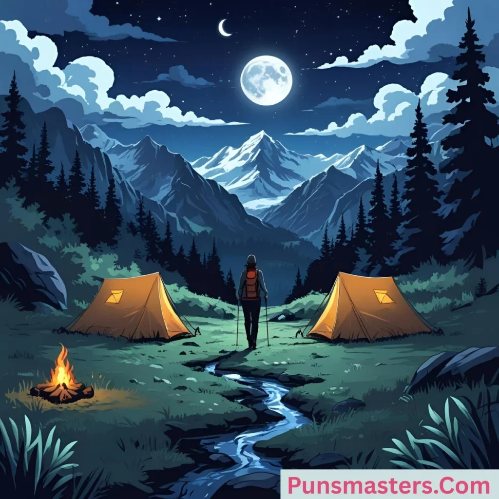 Night Hiking Puns
