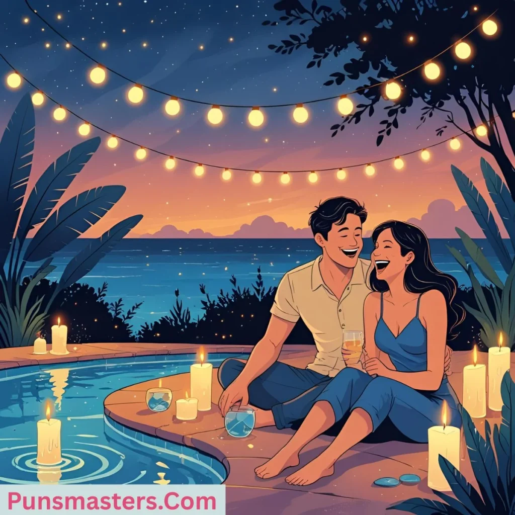  Romantic Pool Puns