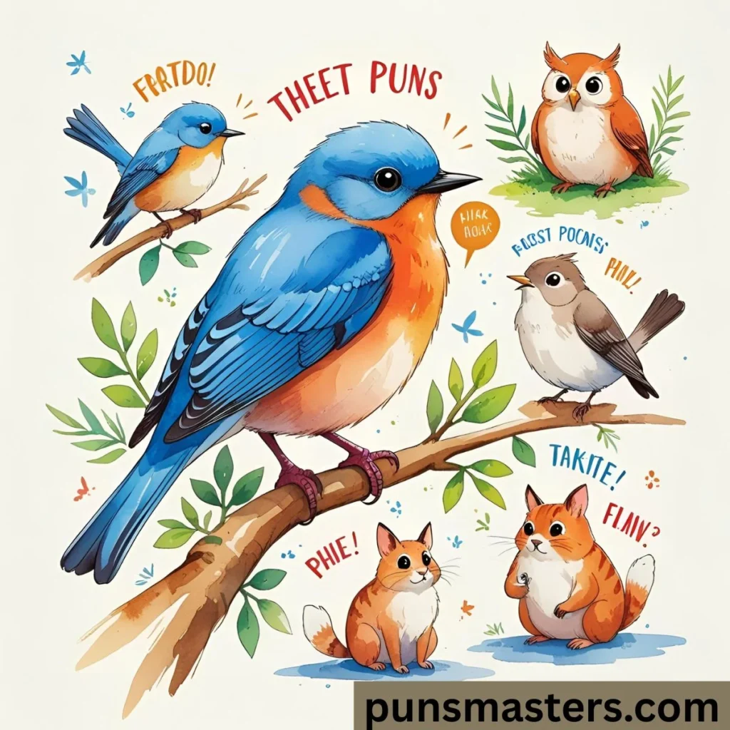  Bluebird and Animal Puns