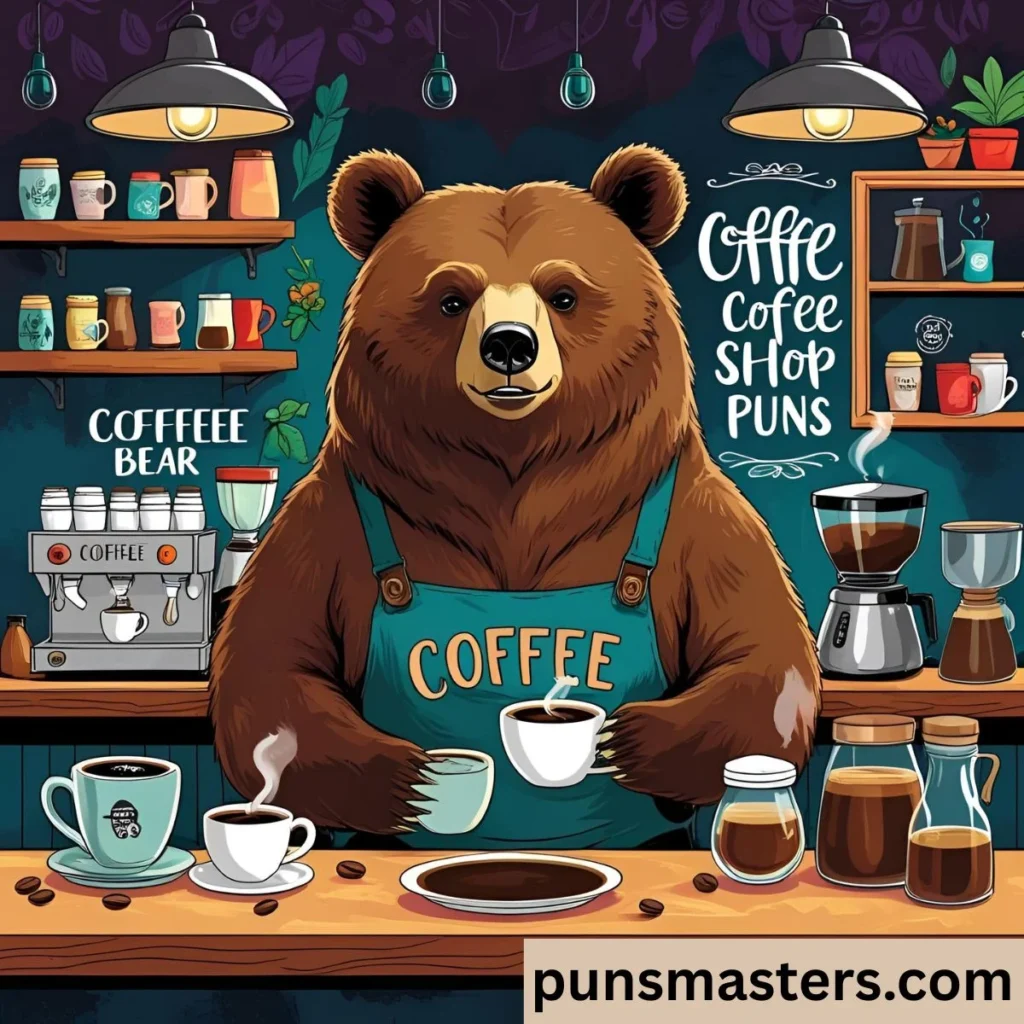 Coffee Bear Puns 