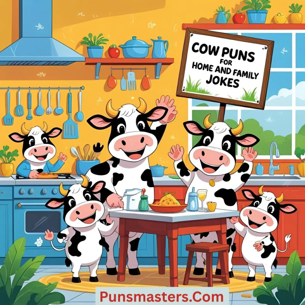 Cow Puns for Home and Family Jokes