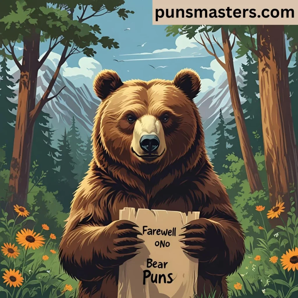 Farewell Bear Puns