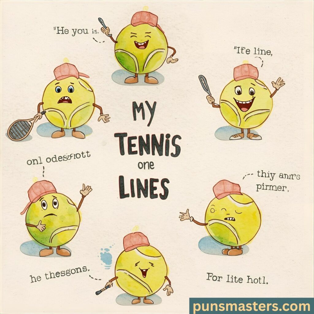 Funny Tennis One-Liners