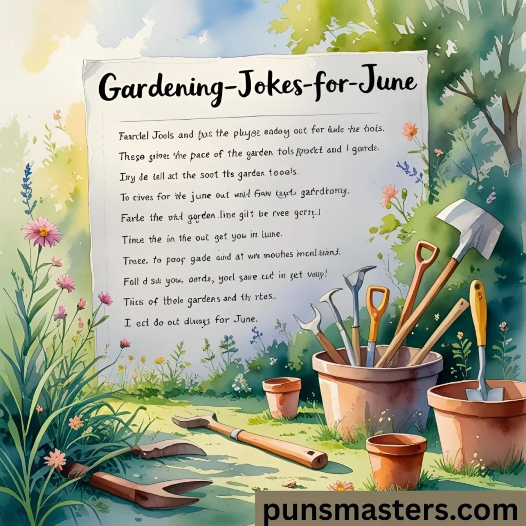 Gardening Jokes for June