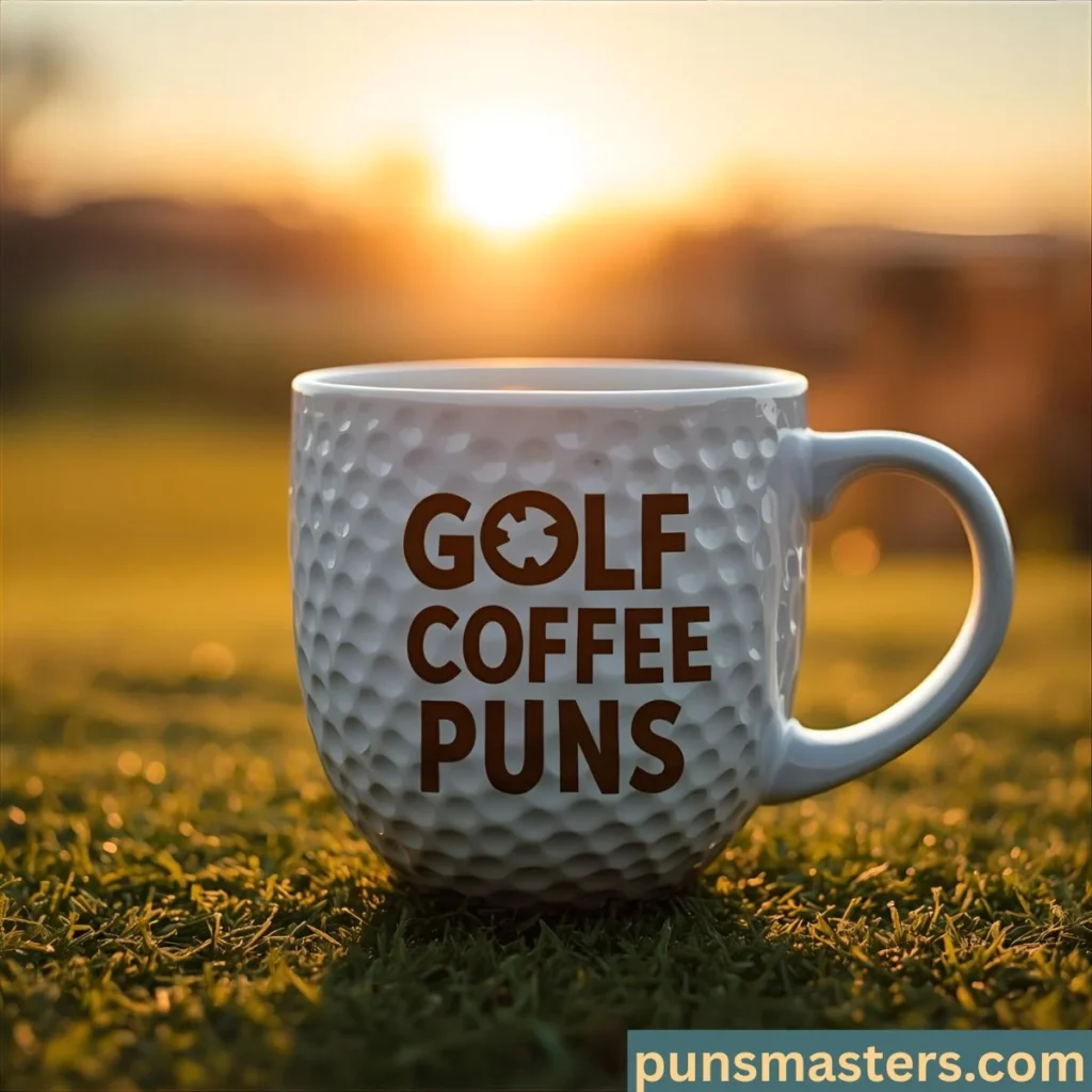 Golf Coffee Puns