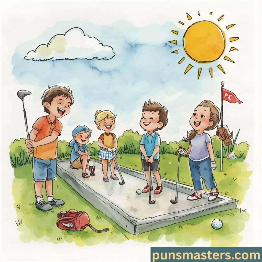 Golf Kids Puns