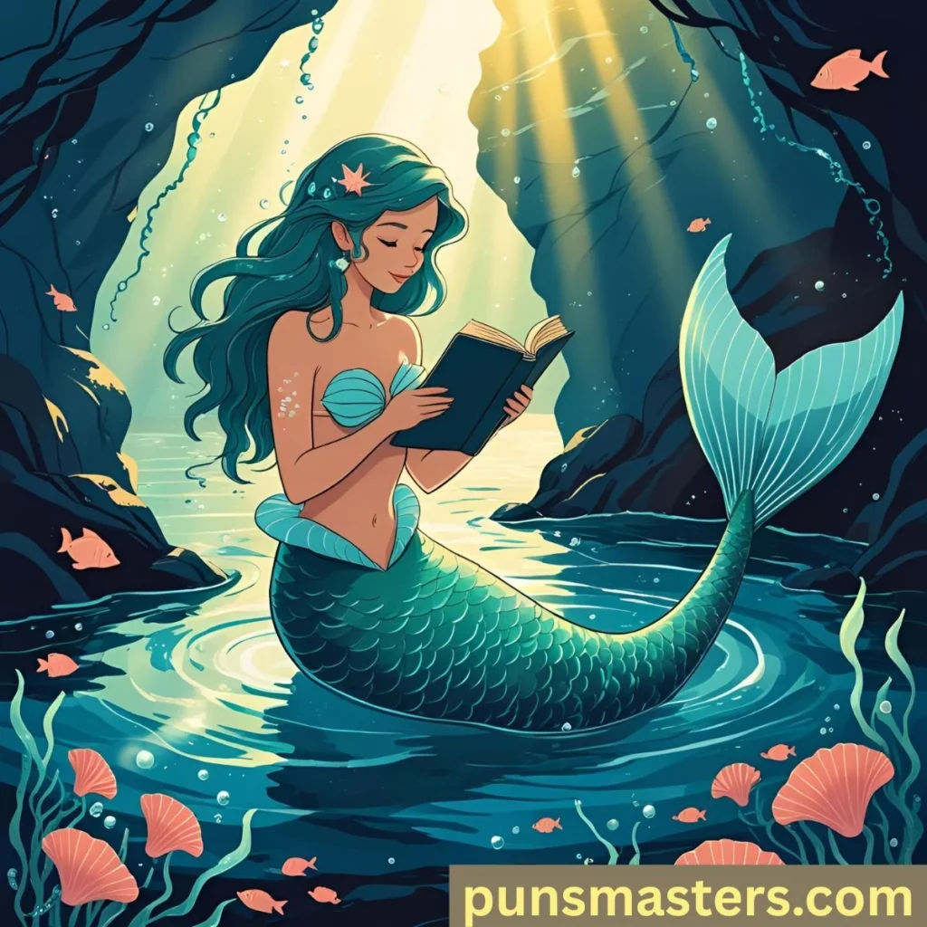 Mermaid Book & Story Puns 