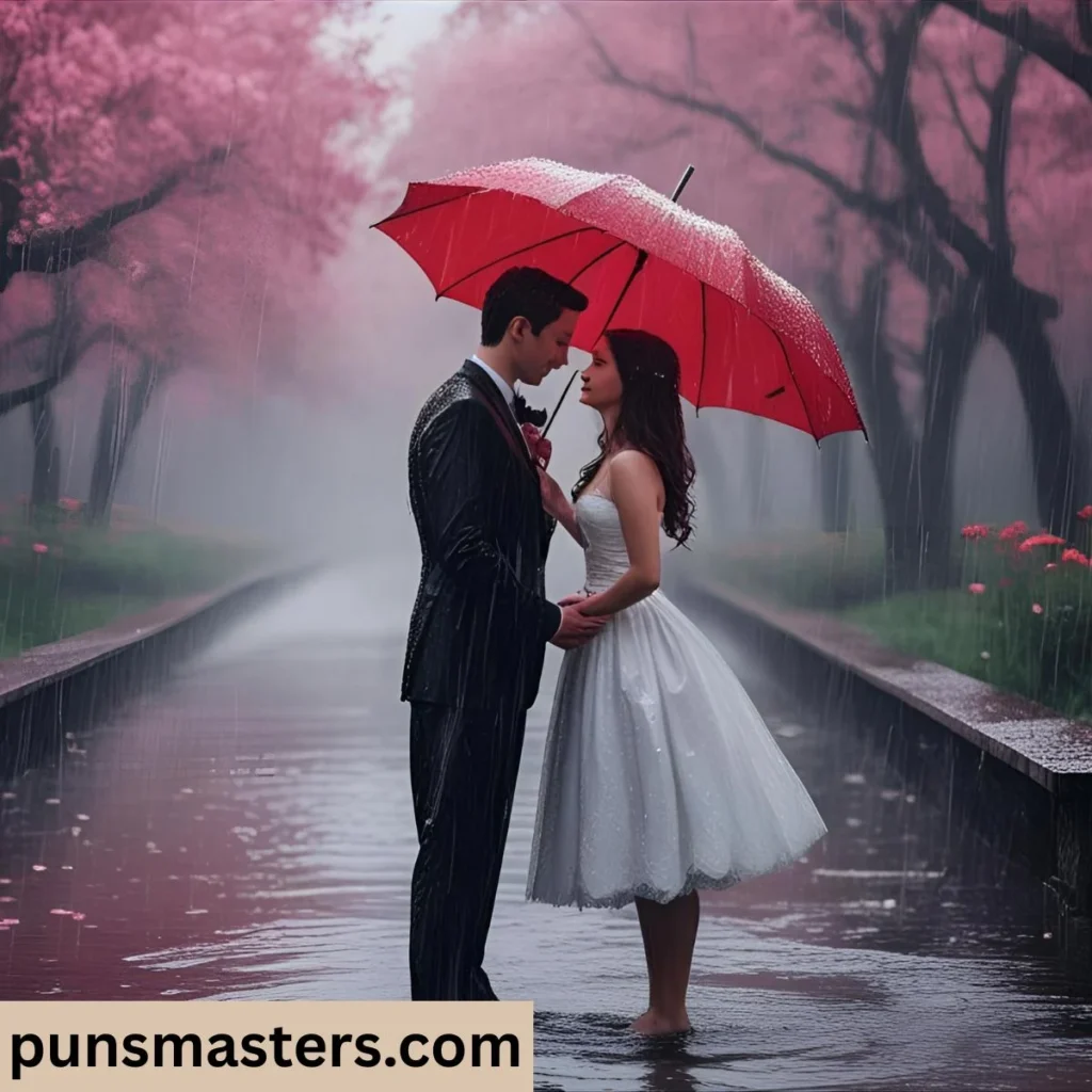  Romantic Rain Puns