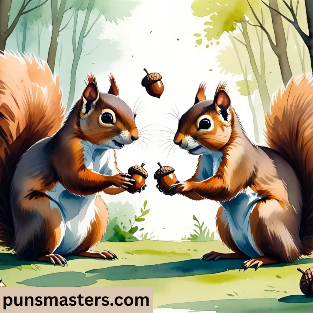 Squirrel Friendship Puns 