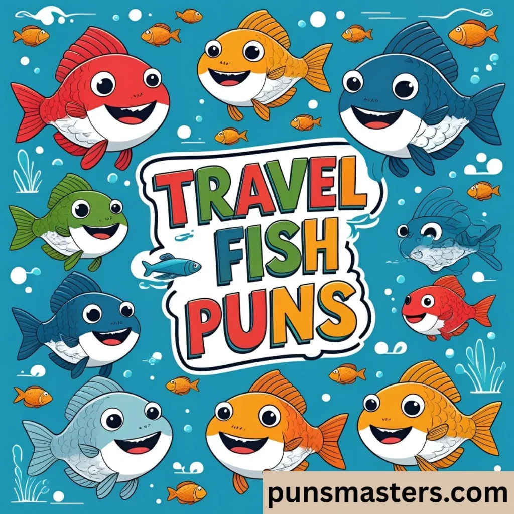 Travel Themed Fish Puns 
