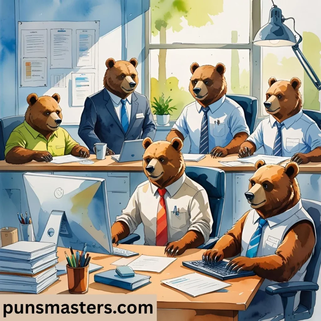 Work & Office Bear Puns