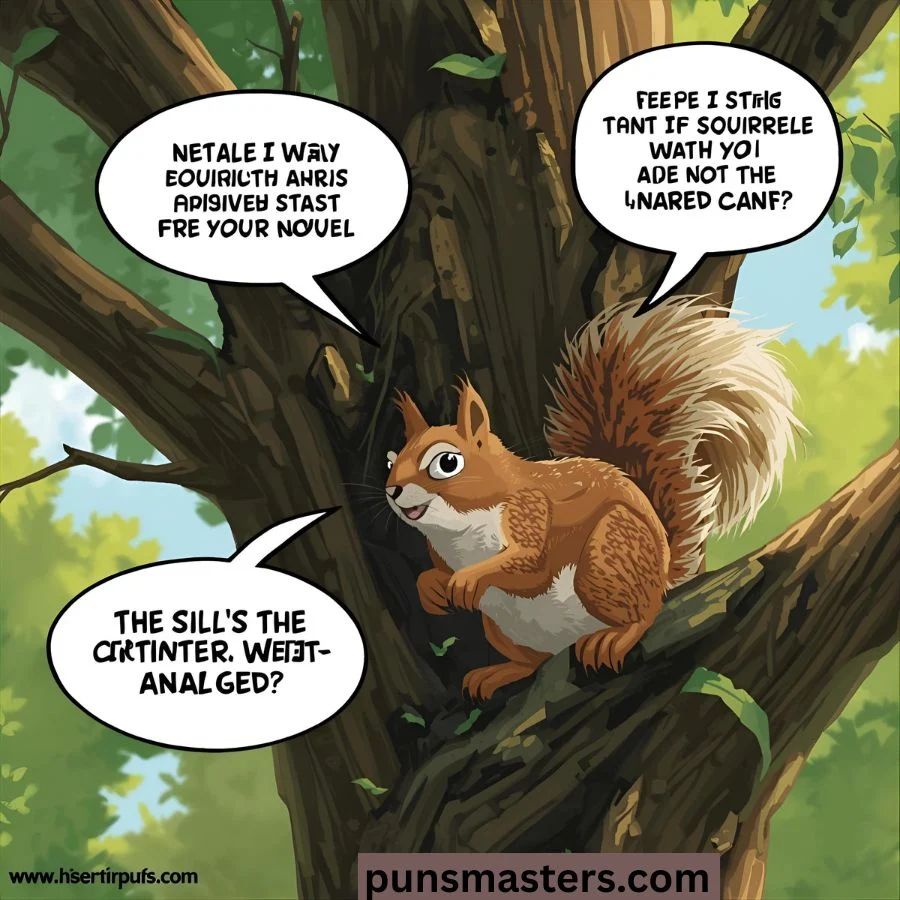 Silly Squirrel Puns 