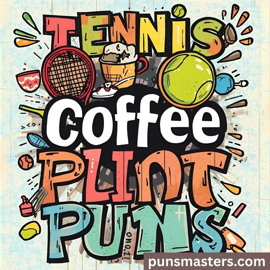 Tennis Coffee Puns