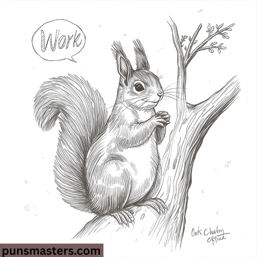 Work Squirrel Puns