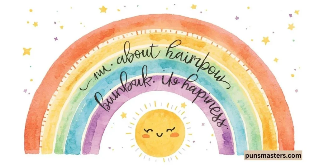 Rainbow Puns About Happiness