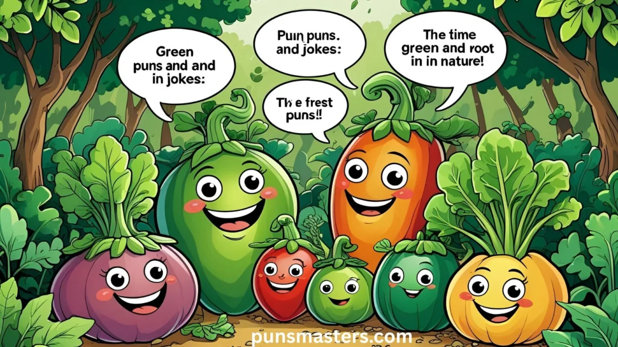 Green Puns and Jokes