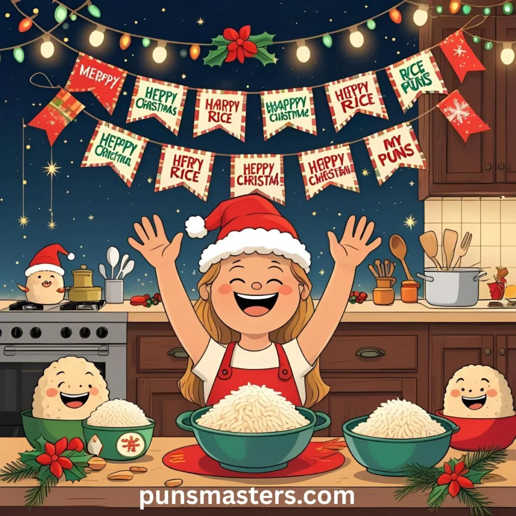 Holiday-Themed Rice Puns