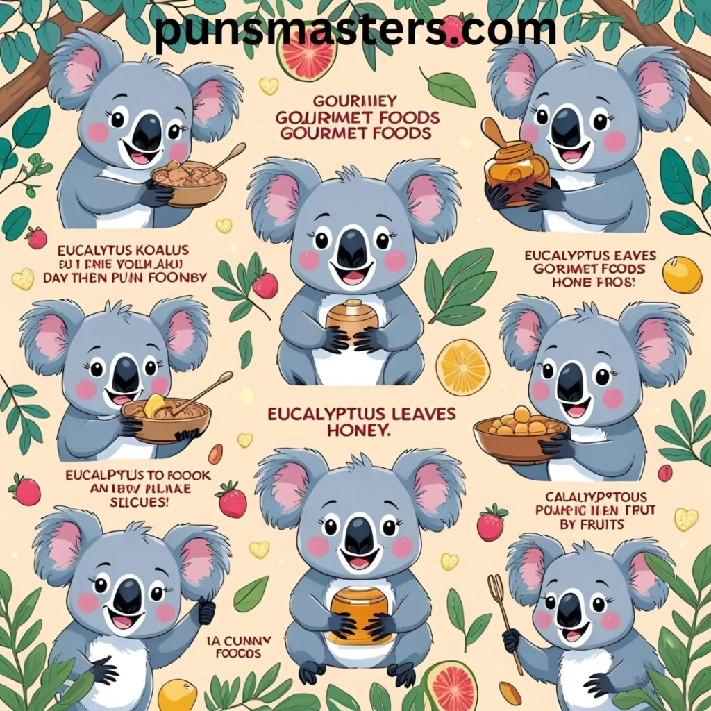 Koala Puns for Foodies