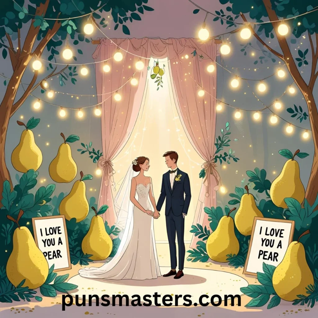 Pear Puns for Weddings
