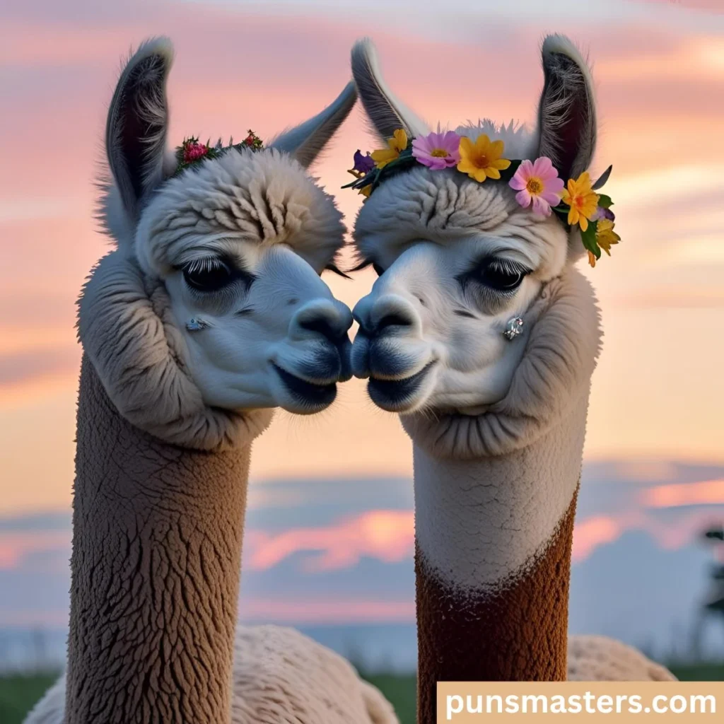 Romantic Alpaca Puns