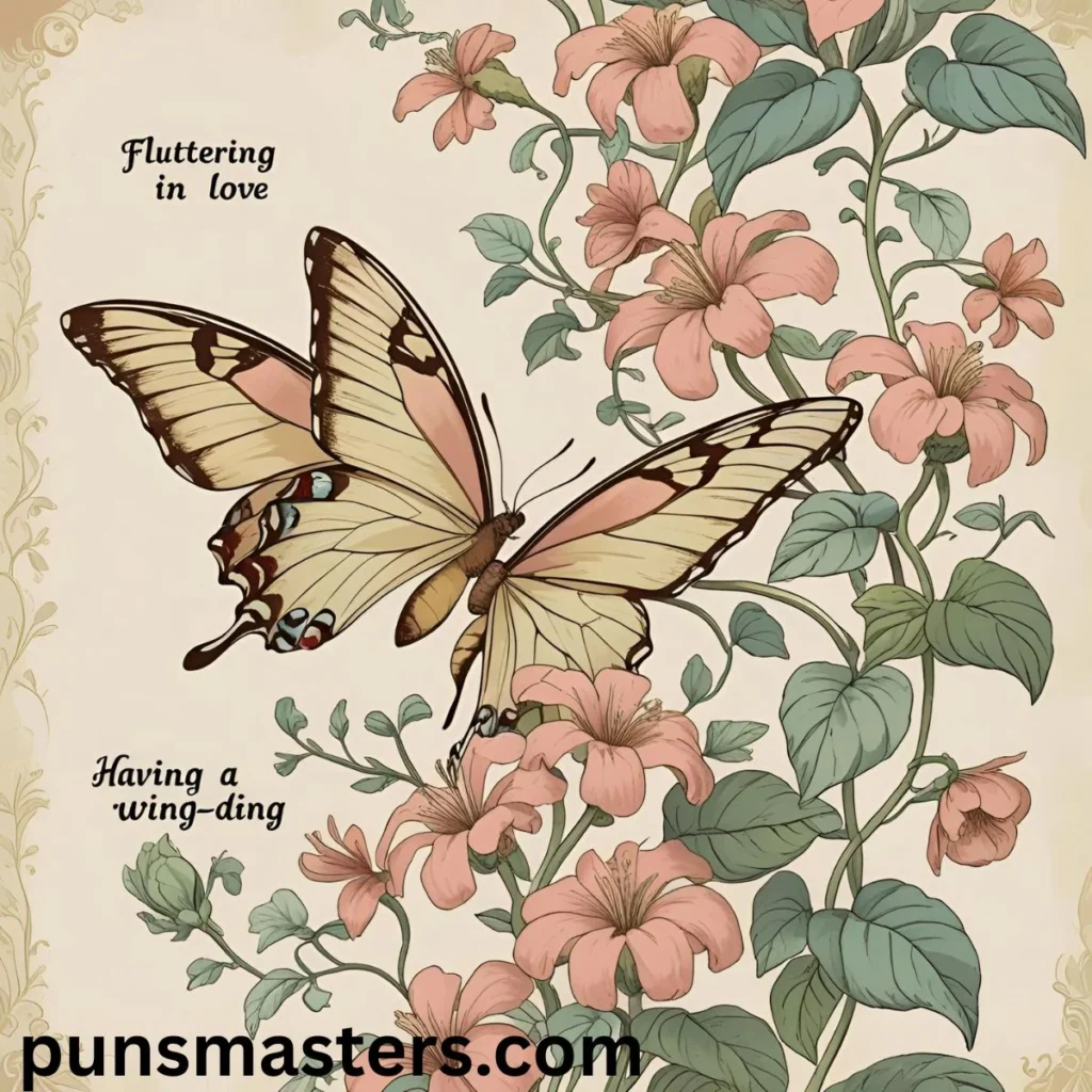 Romantic Butterfly Puns
