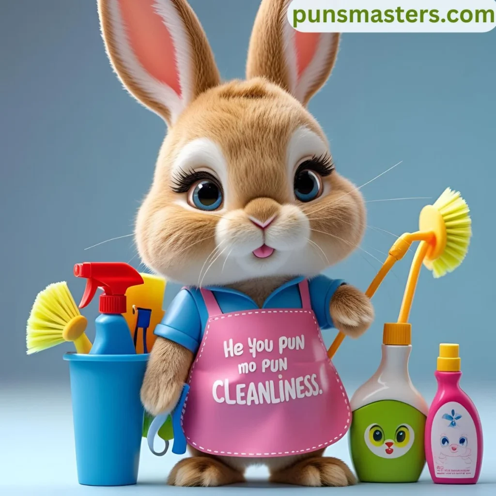 Clean & Hygiene Bunny Puns