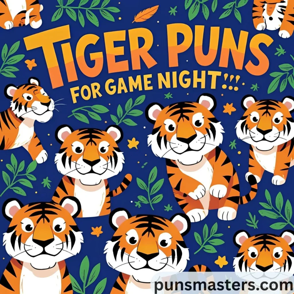 Tiger Puns for Game Nights